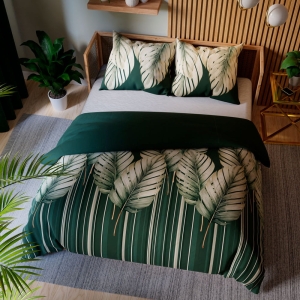 Komplet pościeli z bawełny satynowej 220x200 Tropicana 