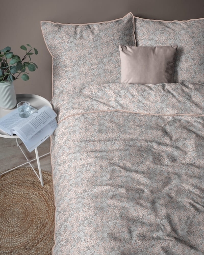 Pościel z perkalu 160x200 drobne kwiaty Lame Percale