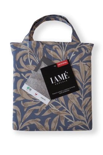 Pościel z perkalu 220x200 liście Lame Percale
