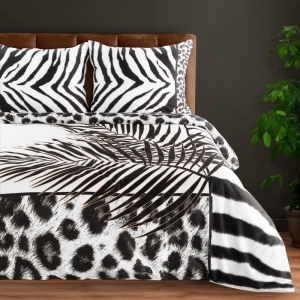 Ekskluzywna pościel z makosatyny 220x200 Zebra Eva Minge