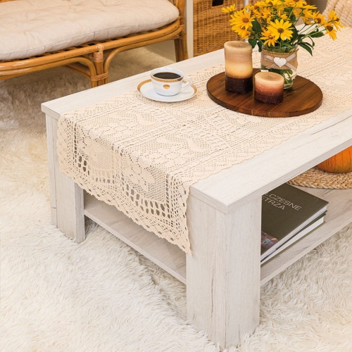 Bieżnik ażurowy beżowy 40x140 Iness 