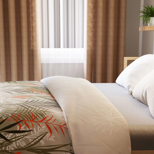 Komplet pościeli z bawełny satynowej 220x200 Felina