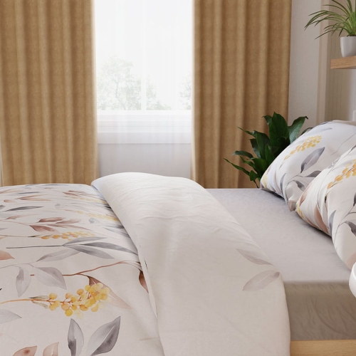 Komplet pościeli z bawełny satynowej 220x200 Zaria