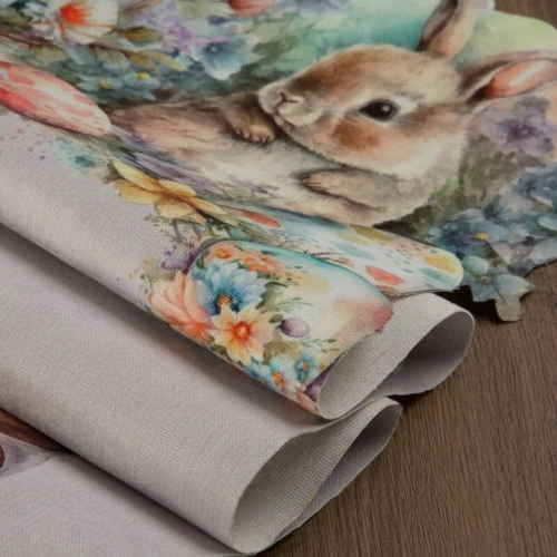 Bieżnik wielkanocny 40x140 Zajączek