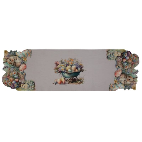 Bieżnik wielkanocny 40x140 Zajączek