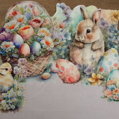 Bieżnik wielkanocny 40x140 Zajączek