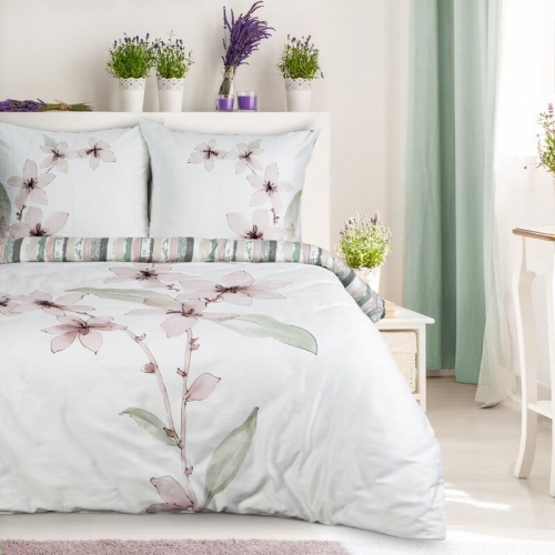 Pościel Premium makosatyna bawełniana 160x200 Bianca