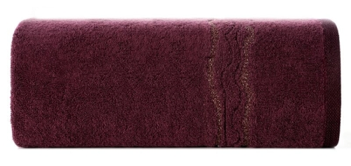 Ręcznik bawełniany bordowy 70x140 Karin