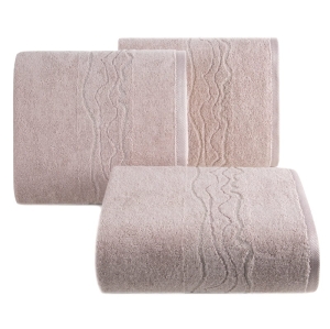 Ręcznik bawełniany pudrowy 70x140 Karin