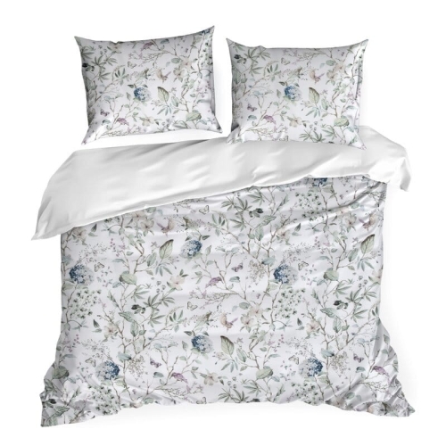 Komplet pościeli z bawełny satynowej Spring 160x200 Koliberki