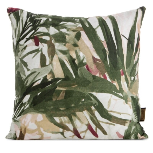 Poszewka z bawełny satynowej Spring 40x40 w tropikalny wzór