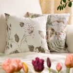 Poszewka z bawełny satynowej Spring 40x40 delikatny kwiatowy motyw