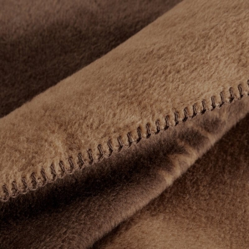 Koc Minge 220x240 Karmelowo Brązowy