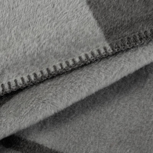 Koc Minge 220x240 Srebrno Stalowy