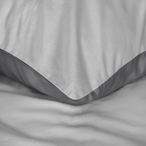 Ekskluzywna pościel srebrno stalowa 220x200