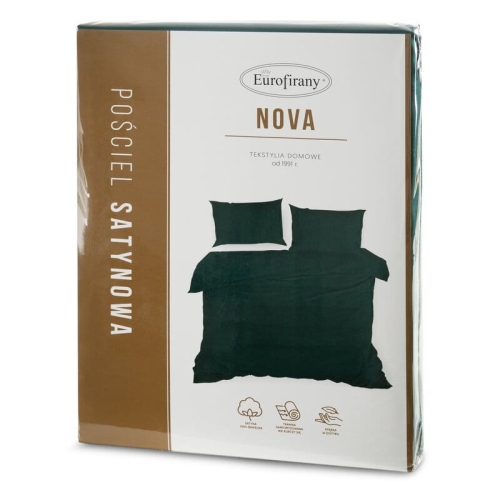 Ekskluzywna pościel 160x200 w kolorze zielonym