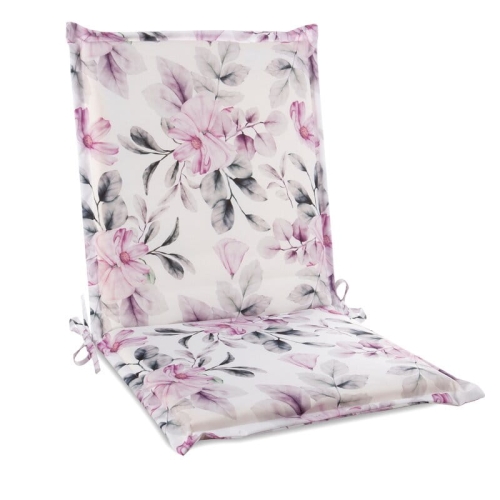 Siedzisko wodoodporne do ogrodu - różowe kwiaty