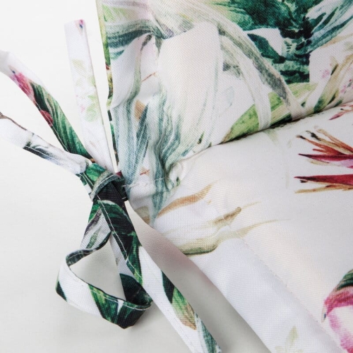 Siedzisko wodoodporne do ogrodu - tropikalny wzór 