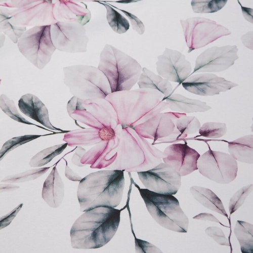 Serweta wodoodporna 85x85 do ogrodu - różowe kwiaty