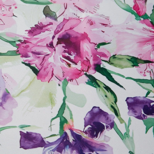 Serweta wodoodporna 85x85 do ogrodu - piwonie i irysy