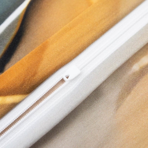 Pościel z bawełny satynowej w duże liście 160x200 Satynlove