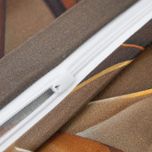 Pościel z bawełny satynowej w liście 140x200 Satynlove