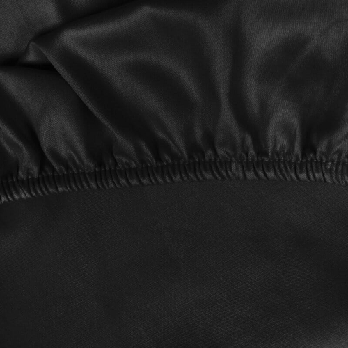 Prześcieradło D91 220x240 jersey z gumką w kolorze czarnym