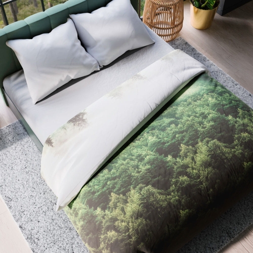 Komplet pościeli z bawełny satynowej 220x200 Forest