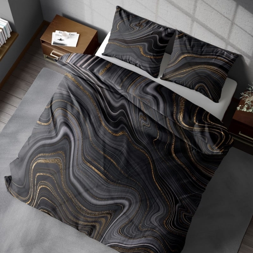 Pościel satyna bawełniana Nobile 220x200 Marmur