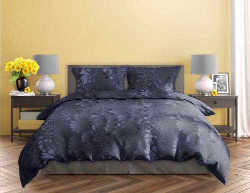 Pościel bawełna satynowa Milagro 220x200 Ciemne Tony Natury