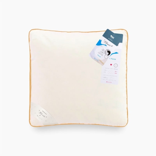 Poduszka pierze gęsie 40x40 kremowa 300g 