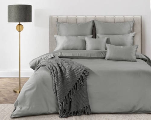 Ekskluzywna pościel stalowa 160x200 Ewa Minge