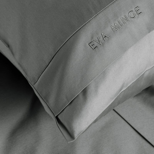 Ekskluzywna pościel stalowa 160x200 Ewa Minge