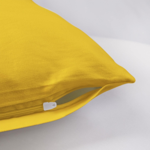 Poszewka 40x40 żółta