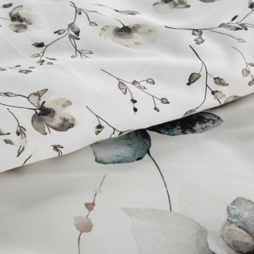 Pościel Premium bawełna satynowa 160x200 Kwiaty