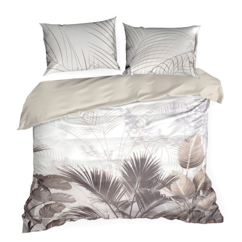 Pościel Premium bawełna satynowa 160x200 Tropikalne Liście