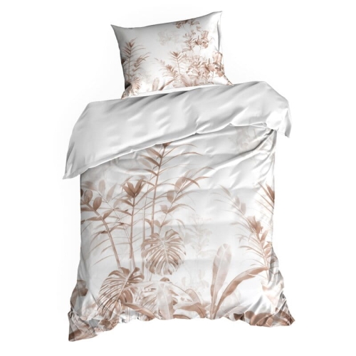 Pościel Premium bawełna satynowa 160x200 Egzotyczne Liście