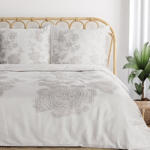 Pościel Premium bawełna satynowa 220x200 Motyw Roślinny