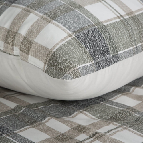 Komplet pościeli z bawełny satynowej Spring 220x200 krata