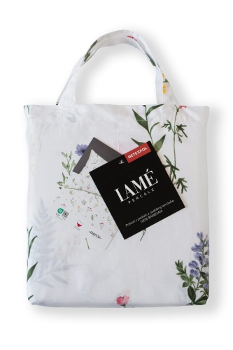 Pościel z perkalu 220x200 Polne Kwiaty Lame Percale