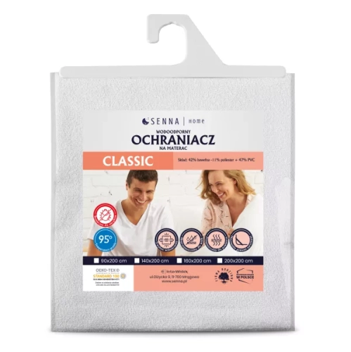 Ochraniacz wodoodporny na materac 180x200 Classic