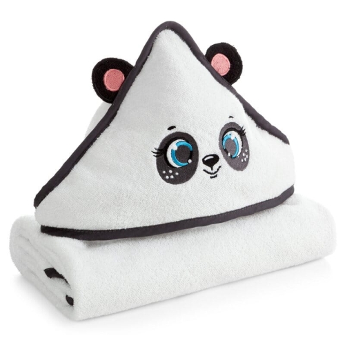 Ręcznik dziecięcy z kapturem 100x100 Panda