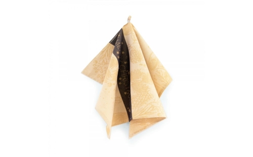 Ścierka świąteczna kuchenna niebieska 50x70 Christmas Mood