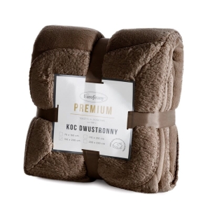 Koc Tedy 170x210 ciemno brązowy