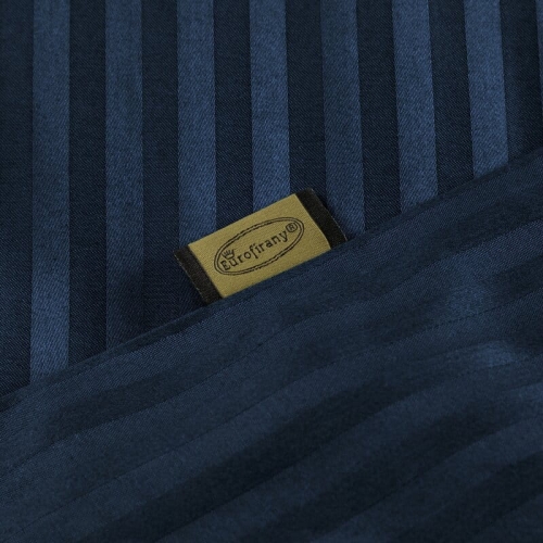 Komplet pościeli z adamaszku 220x200 granatowej