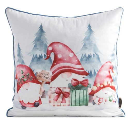 Poszewka świąteczna 45x45 Motyw Skrzatów