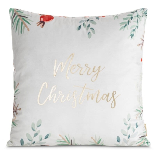 Poszewka świąteczna velvetowa 45x45 Merry Christmas