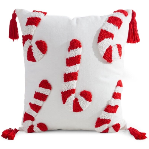 Poszewka świąteczna 45x45 Cukrowe Laski