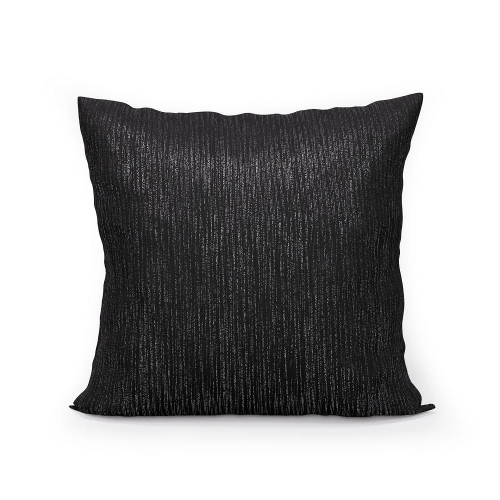 Poszewka czarna 40x40 z lurexem