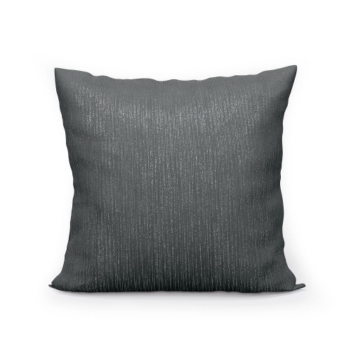 Poszewka ciemnoszara 40x40 z lurexem
